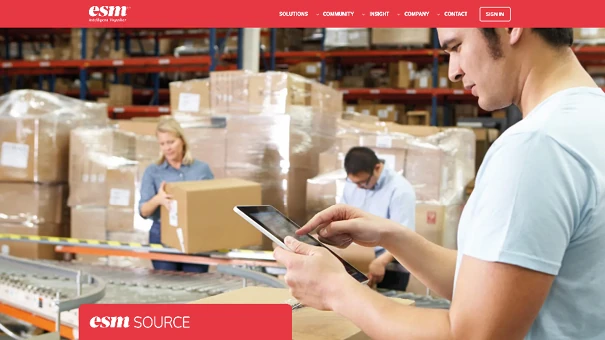 Branded PDF brochure mockup for procurement software product lifecycle