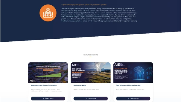 Custom interface design for data science and predictive maintenance in energy sector