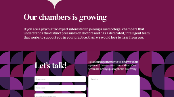  Psychiatric professional discussing expert report with solicitor in medico-legal context