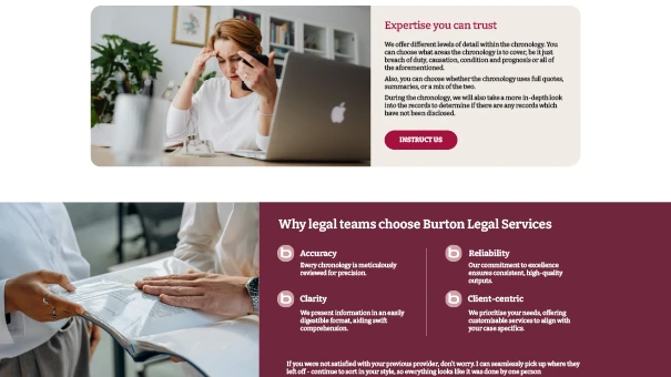 Women working on legal paperwork in expert consultant section