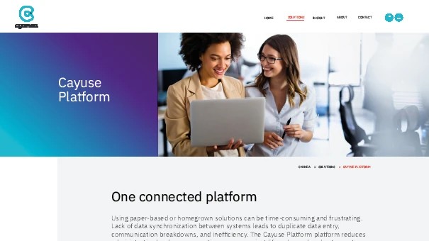Tailored B2B website design for Edtech Saas Firm with consistent branding