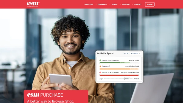Collaborative UI design for institutional procurement platform with sourcing strategy focus
