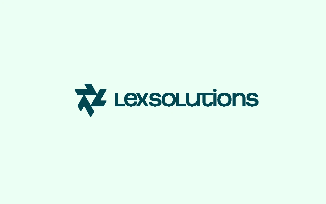 Primary LexSolutions logo design created as part of a legal consultancy branding project
