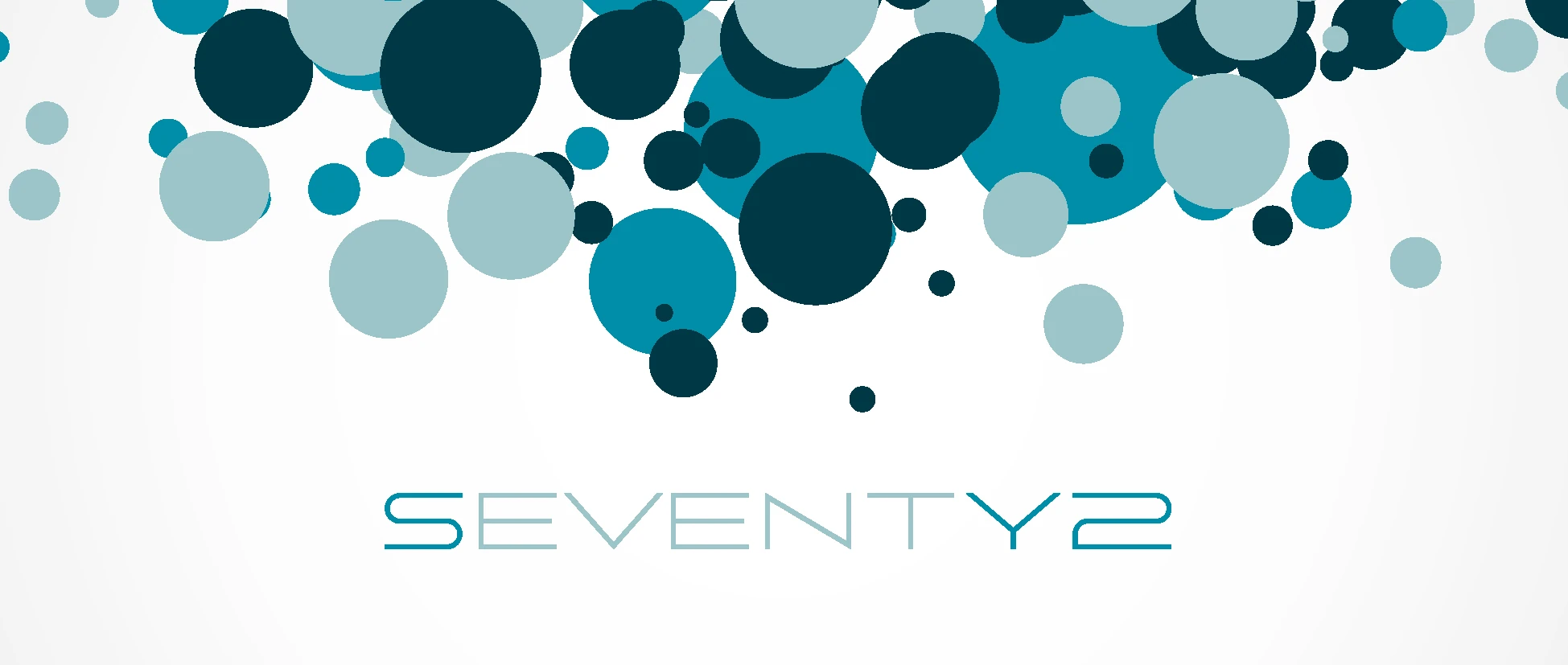 Seventy2 Events logo with signature bubble pattern graphic on white background.
